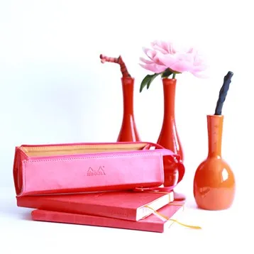 Rhodiarama tray pencase fuchsia
