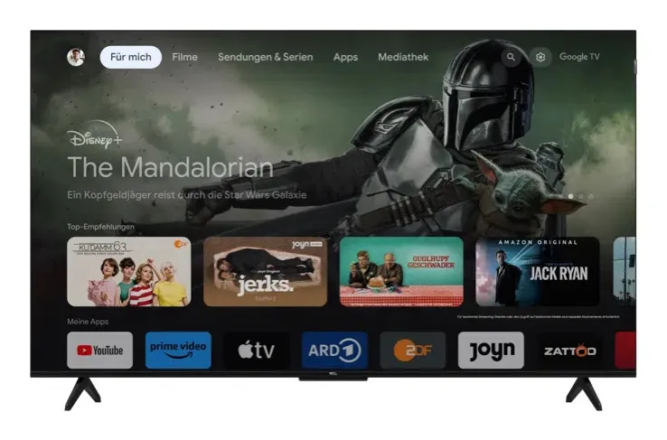 TCL T7B 55&quot; 4K QLED Pro Google TV, 60 Hz, Dolby Vision, HDR10+, titanium