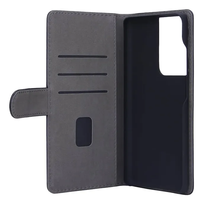 GEAR Wallet, Galaxy S21 Ultra -lompakkokotelo, Musta