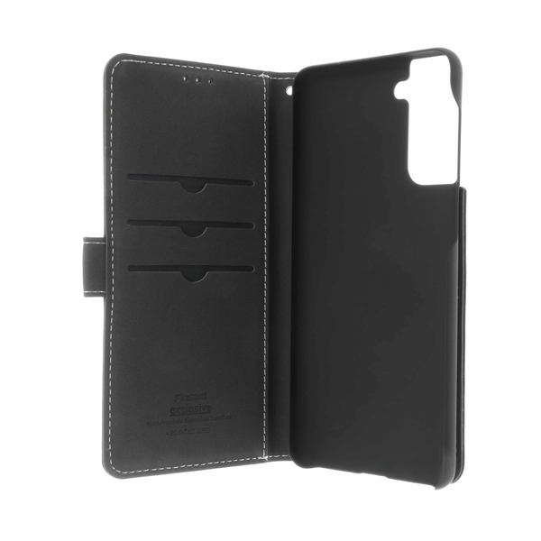 Insmat Flip Case, Galaxy S21 -suojakotelo, Musta