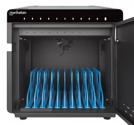 10-Port Desktop Charging Cabinet - 180 W