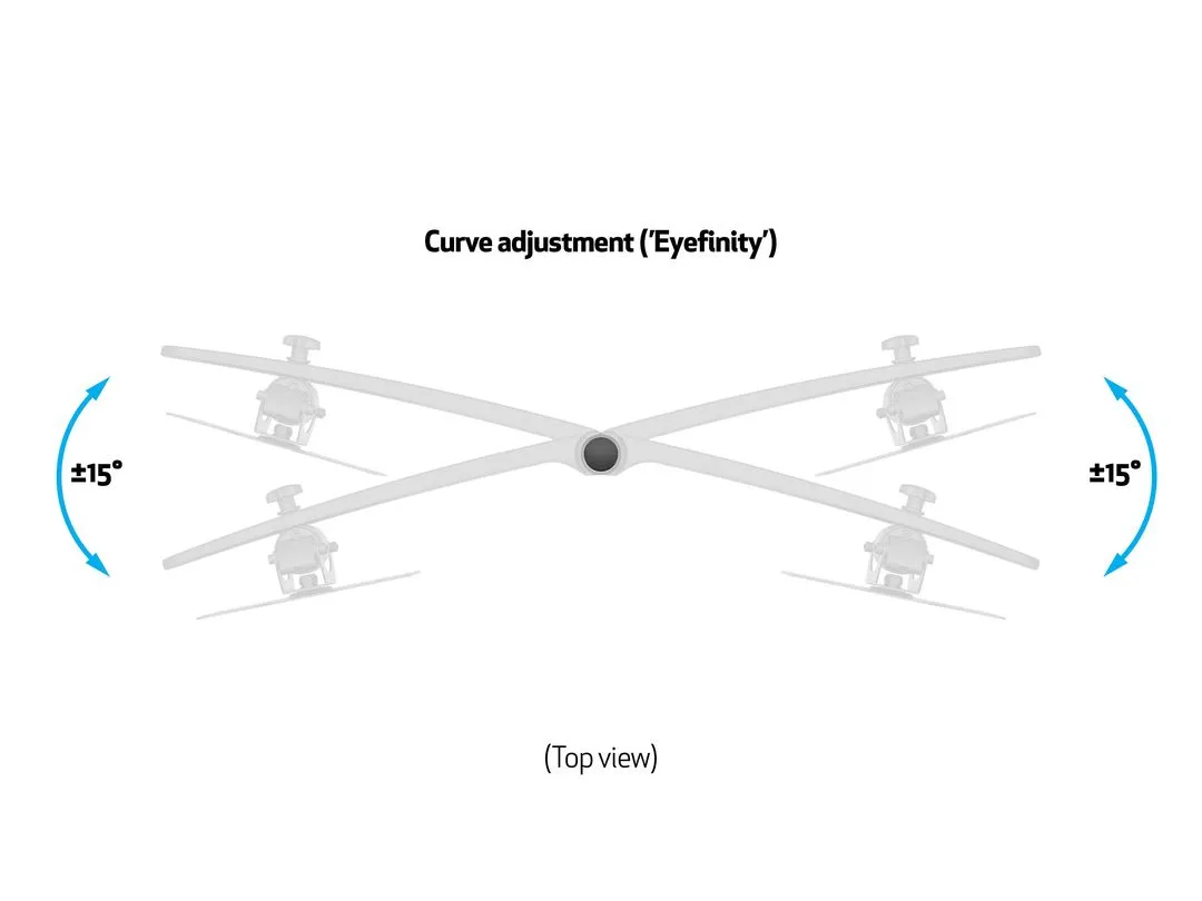 Multibrackets Desktopmount Dual Stand 24&quot;-32&quot; Exp. Kit