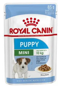 Royal Canin Mini Puppy in Gravy, V&aring;tfoder f&ouml;r hund, 12 x 85 g