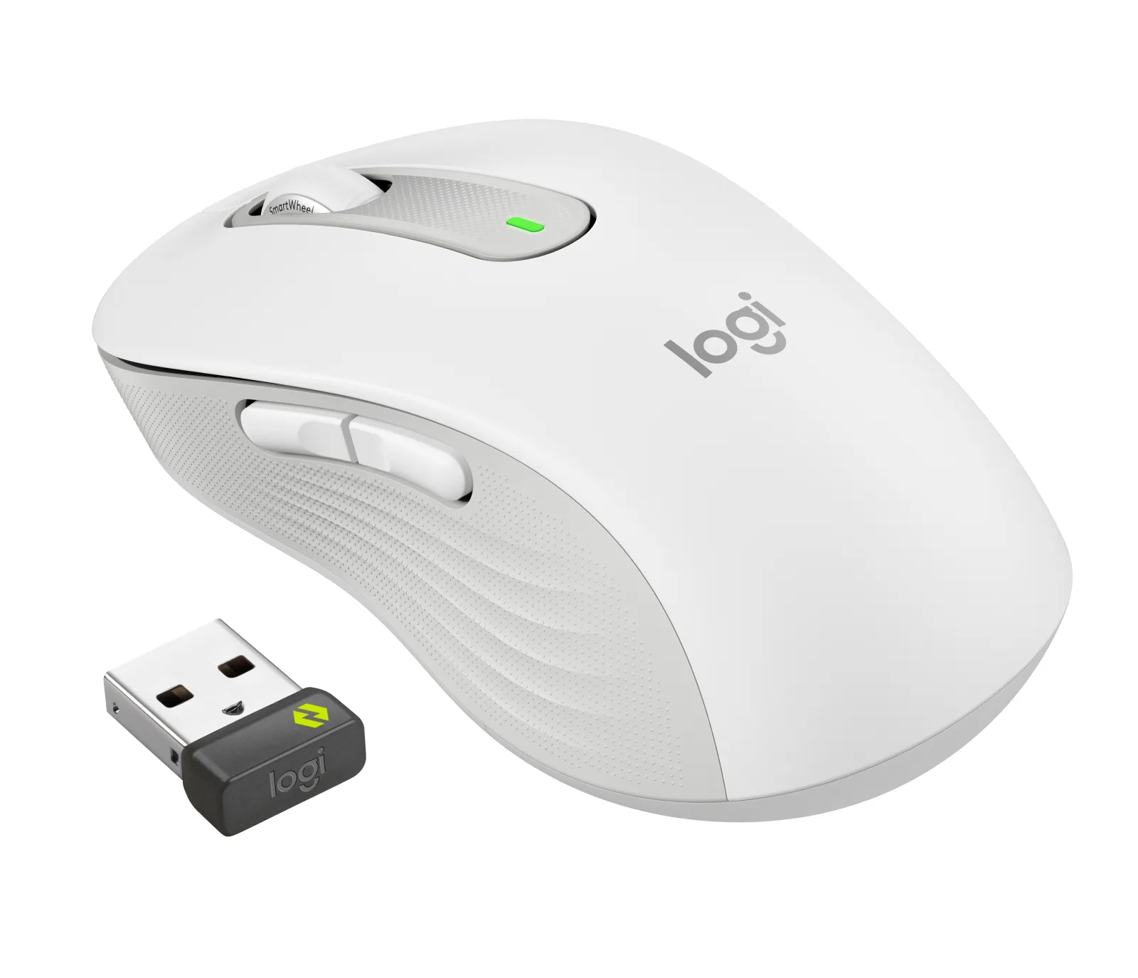 Logitech Signature M650 L Wireless Mouse for Business - mus, Vit Logitech Signature M650 L Wireless Mouse for Business - mus, Vit