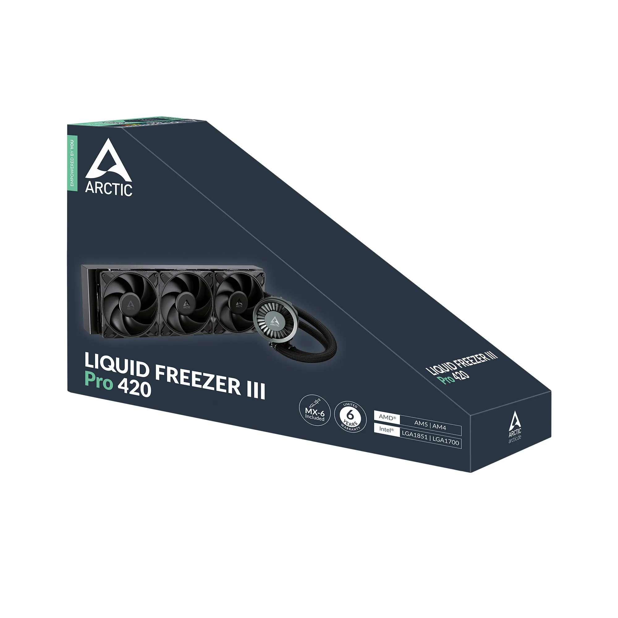 Arctic Liquid Freezer III Pro 420 -nestej&auml;&auml;hdytysj&auml;rjestelm&auml;, Musta