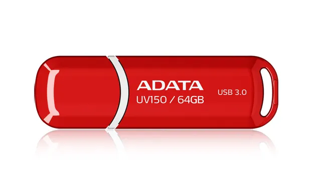 A-DATA DashDrive UV150 USB 3.2 Gen 1 64 Gt -muistitikku, punainen