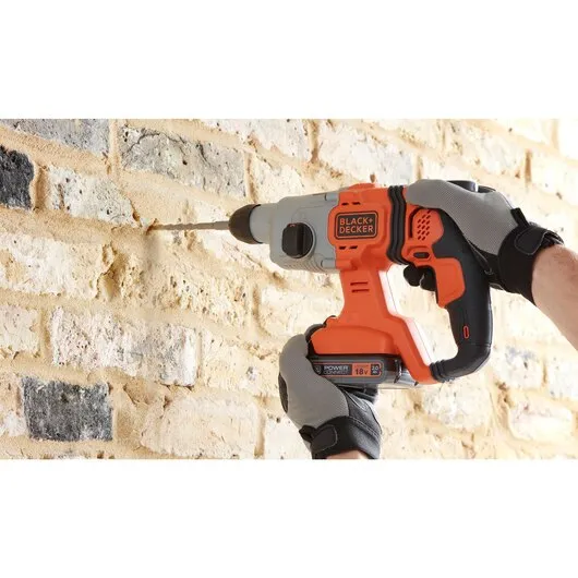 BLACK + DECKER cordless combination hammer BCD900B, 18Volt, rotary hammer