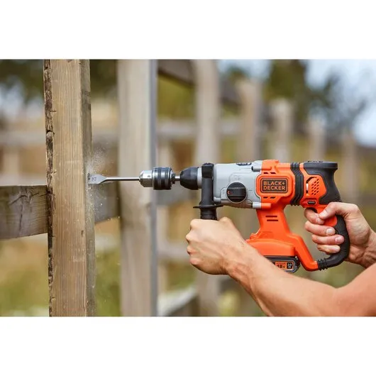 BLACK + DECKER cordless combination hammer BCD900B, 18Volt, rotary hammer