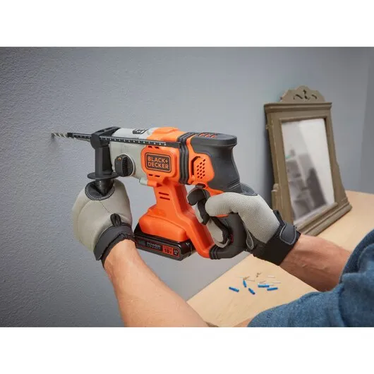 BLACK + DECKER cordless combination hammer BCD900B, 18Volt, rotary hammer