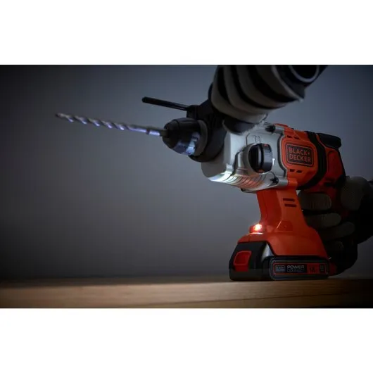 BLACK + DECKER cordless combination hammer BCD900B, 18Volt, rotary hammer