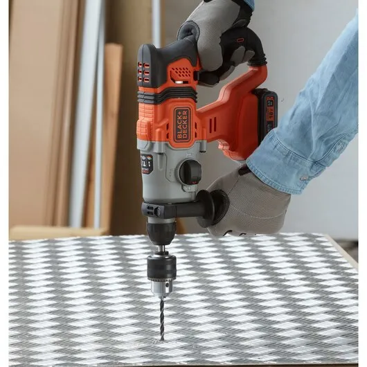 BLACK + DECKER cordless combination hammer BCD900B, 18Volt, rotary hammer