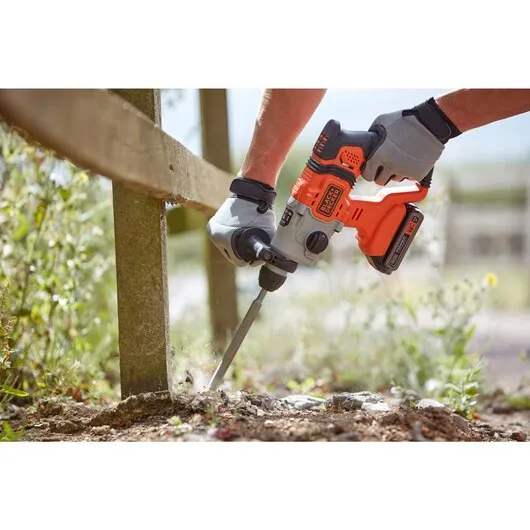 BLACK + DECKER cordless combination hammer BCD900B, 18Volt, rotary hammer