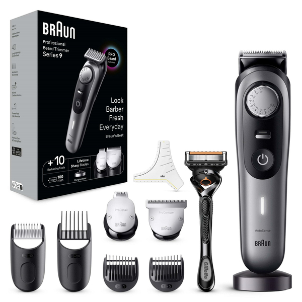 Braun Professional BeardTrimmer 9 BT9420 - skäggtrimmer, Svart