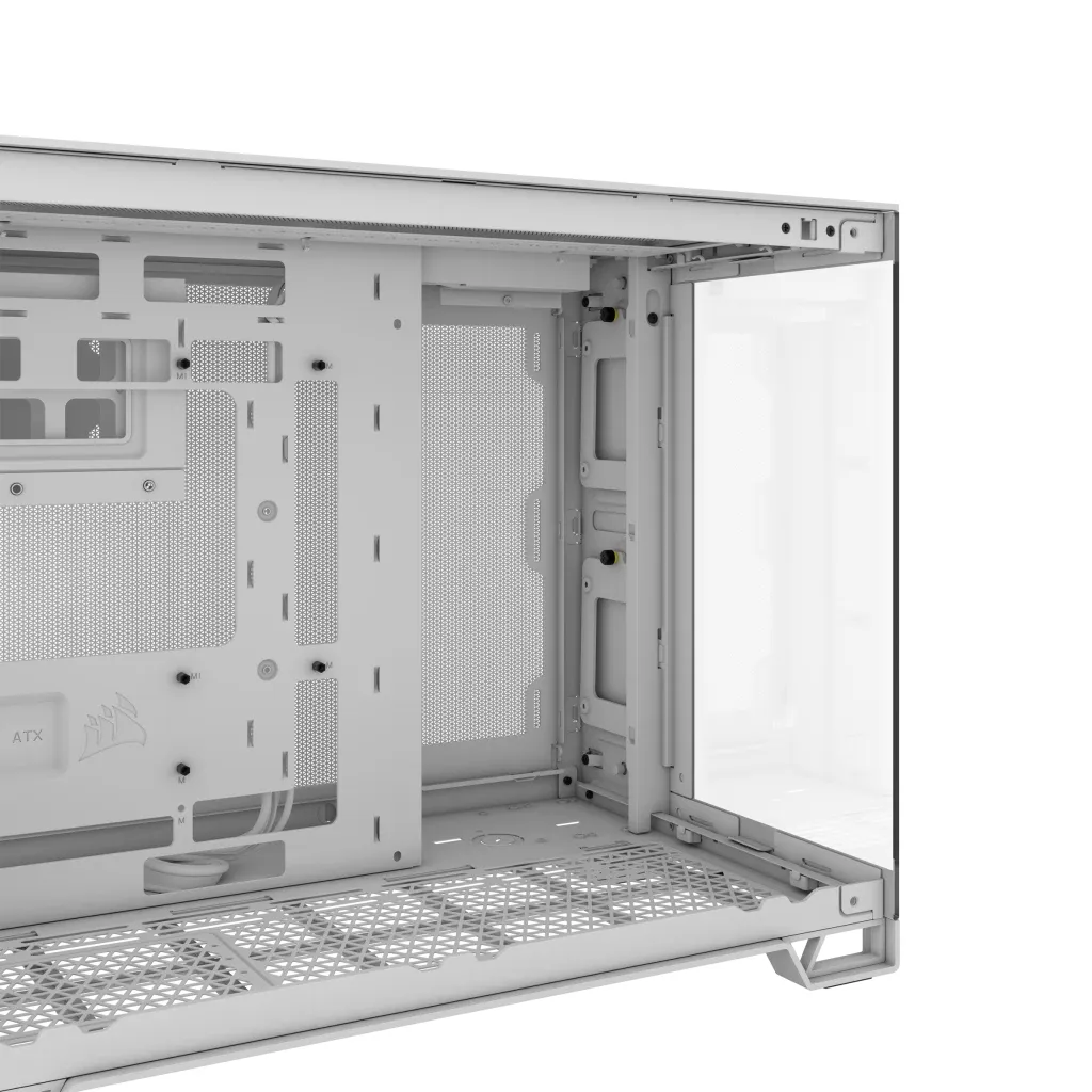 Corsair 2500X Dual Chamber - mATX case, white