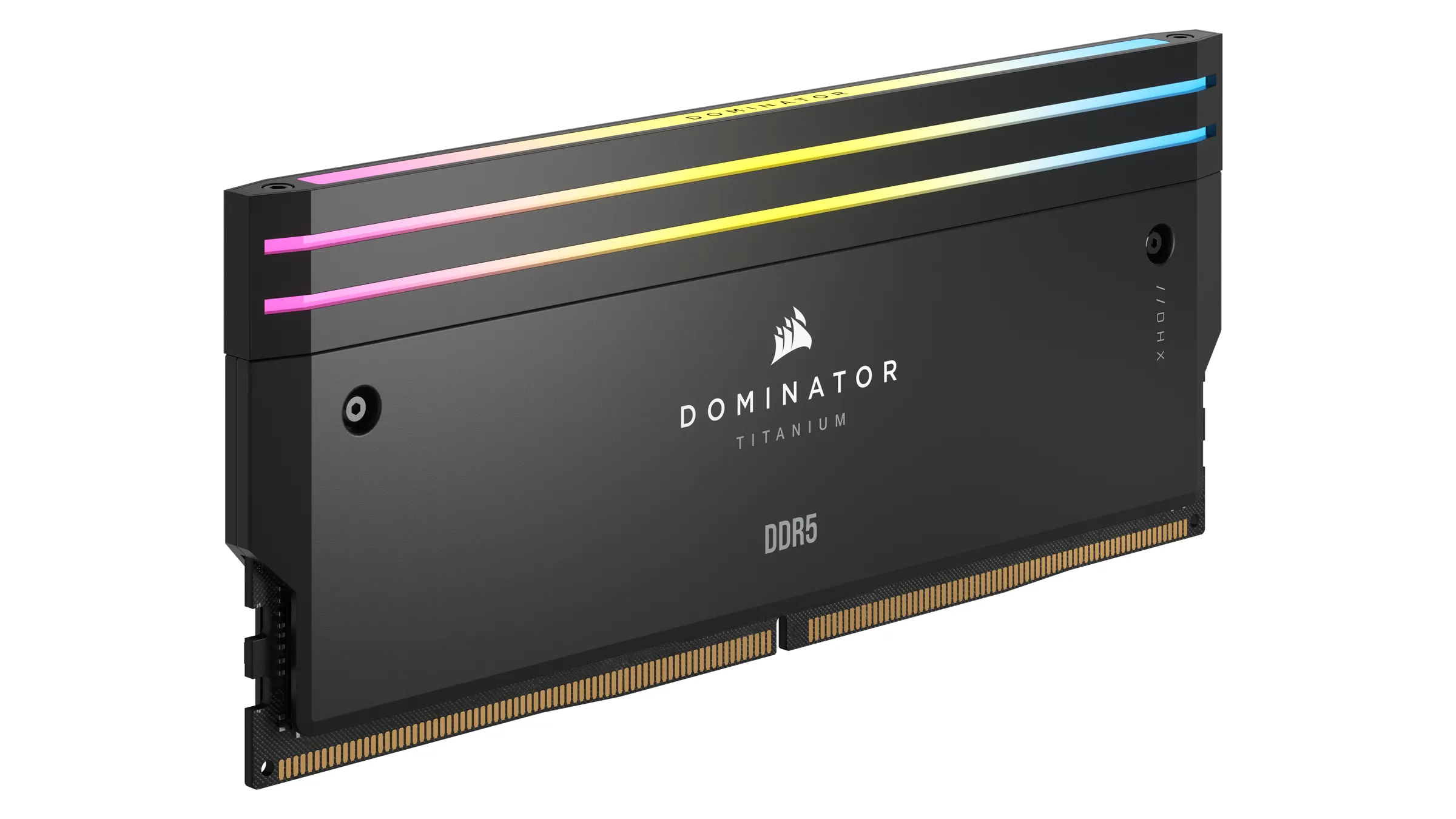 CORSAIR DOMINATOR TITANIUM RGB 48GB 2x24GB DDR5 6000MT/s DIMM Unbuffered 30-36-36-76 Std PMIC XMP 3.0 Black Heatspreader 1.4V