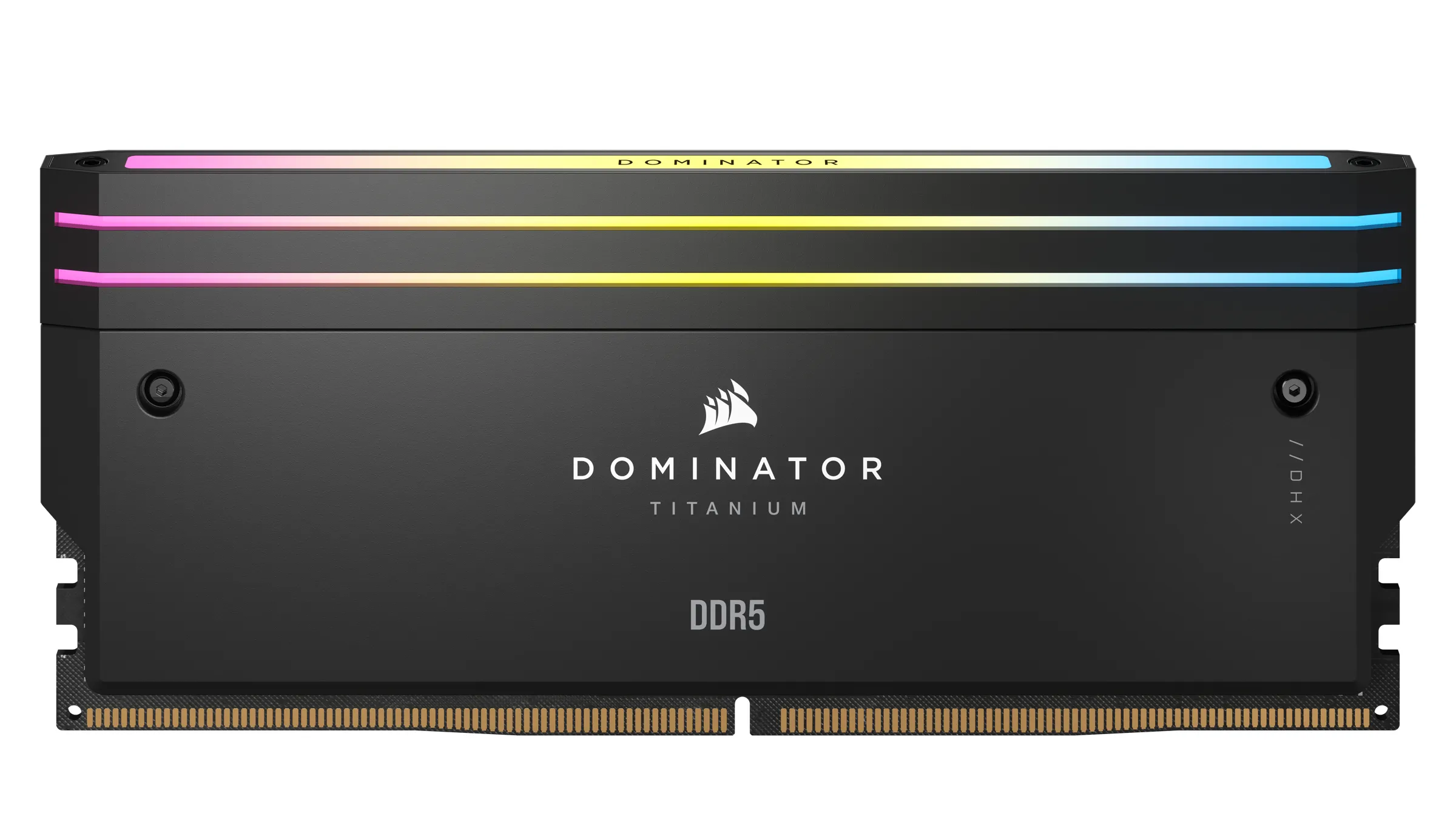 CORSAIR DOMINATOR TITANIUM RGB 48GB 2x24GB DDR5 6000MT/s DIMM Unbuffered 30-36-36-76 Std PMIC XMP 3.0 Black Heatspreader 1.4V