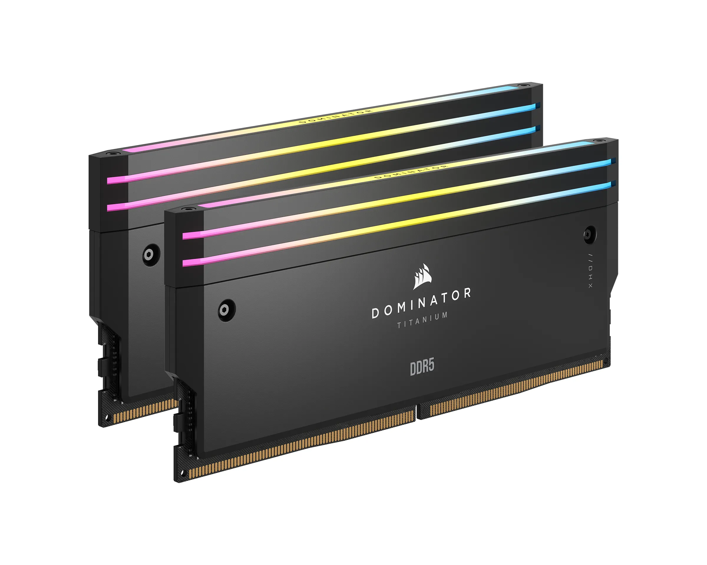 CORSAIR DOMINATOR TITANIUM RGB 48GB 2x24GB DDR5 6000MT/s DIMM Unbuffered 30-36-36-76 Std PMIC XMP 3.0 Black Heatspreader 1.4V