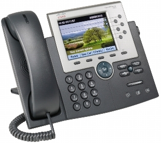 Cisco Unified IP Phone 7965G - VoIP -puhelin - SCCP, SIP - 6-linjainen toiminta - hopea, tummanharmaa