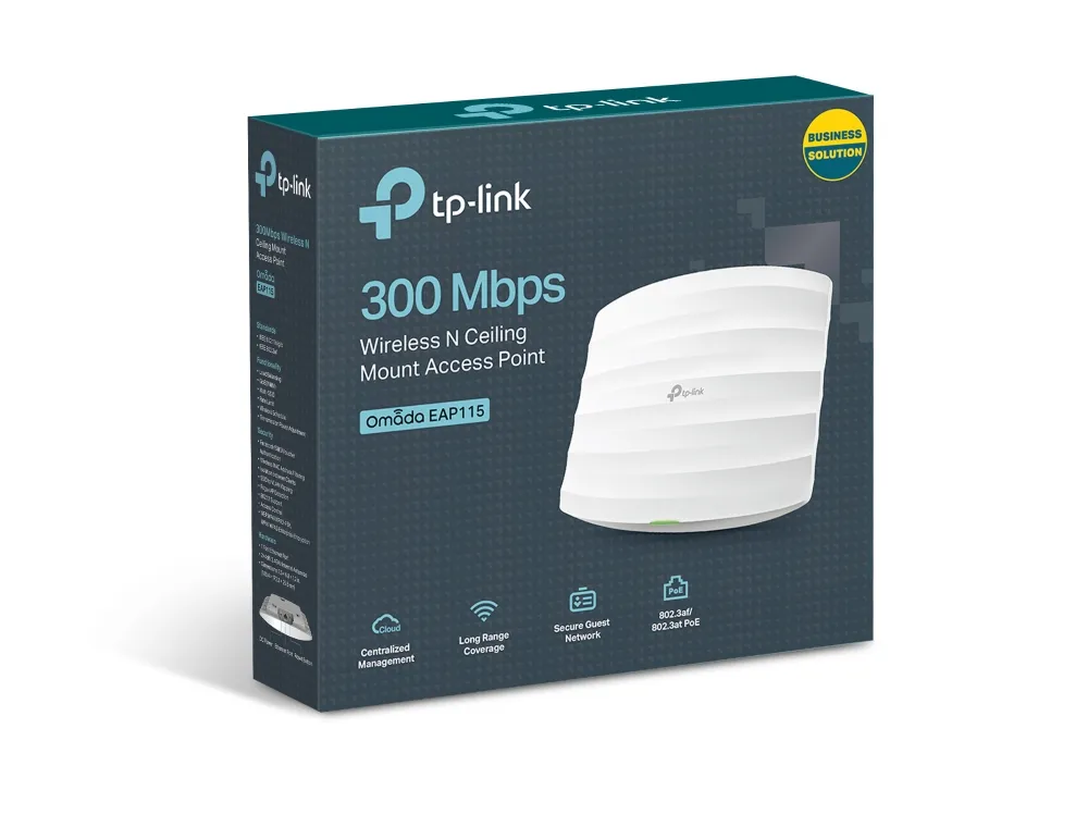 TP-Link Omada EAP115 Wi-Fi 4 - access point