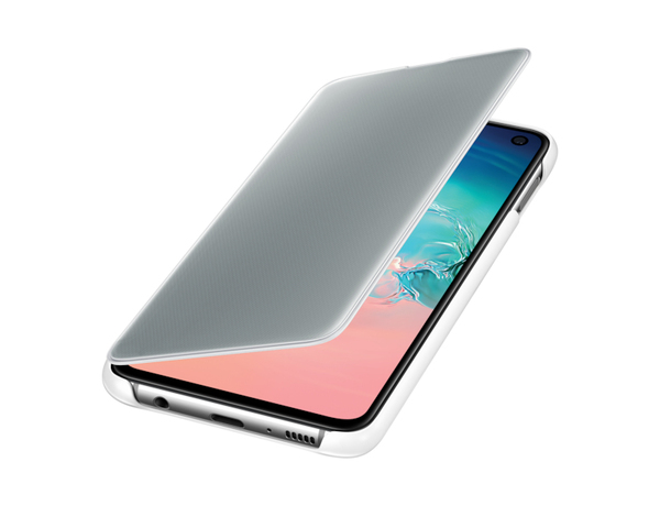 Samsung Clear View Cover Galaxy S10E White