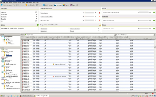 SOPHOS ENDPOINT PROTECTION ADVANCED,10-24USERS,36 MONTHS,SUBSCRIPTION,COM