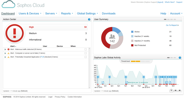 SOPHOS ENDPOINT PROTECTION ADVANCED,10-24USERS,36 MONTHS,SUBSCRIPTION,COM