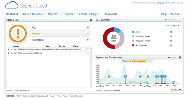 SOPHOS ENDPOINT PROTECTION ADVANCED,10-24USERS,36 MONTHS,SUBSCRIPTION,COM