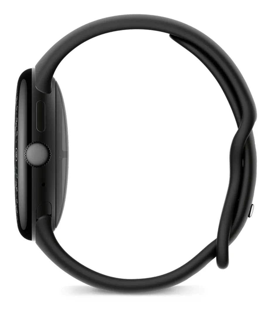 Google Pixel Watch 4 LTE 45mm AMOLED Smartwatch, Obsidian Black