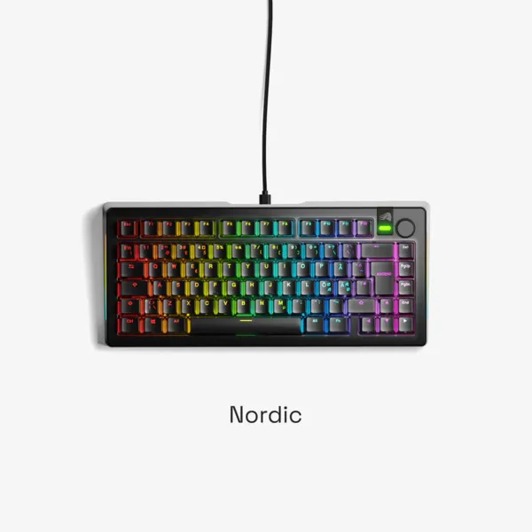 Glorious GMMK 3 PRO 75% Prebuilt, Fox Linear - gaming keyboard, black