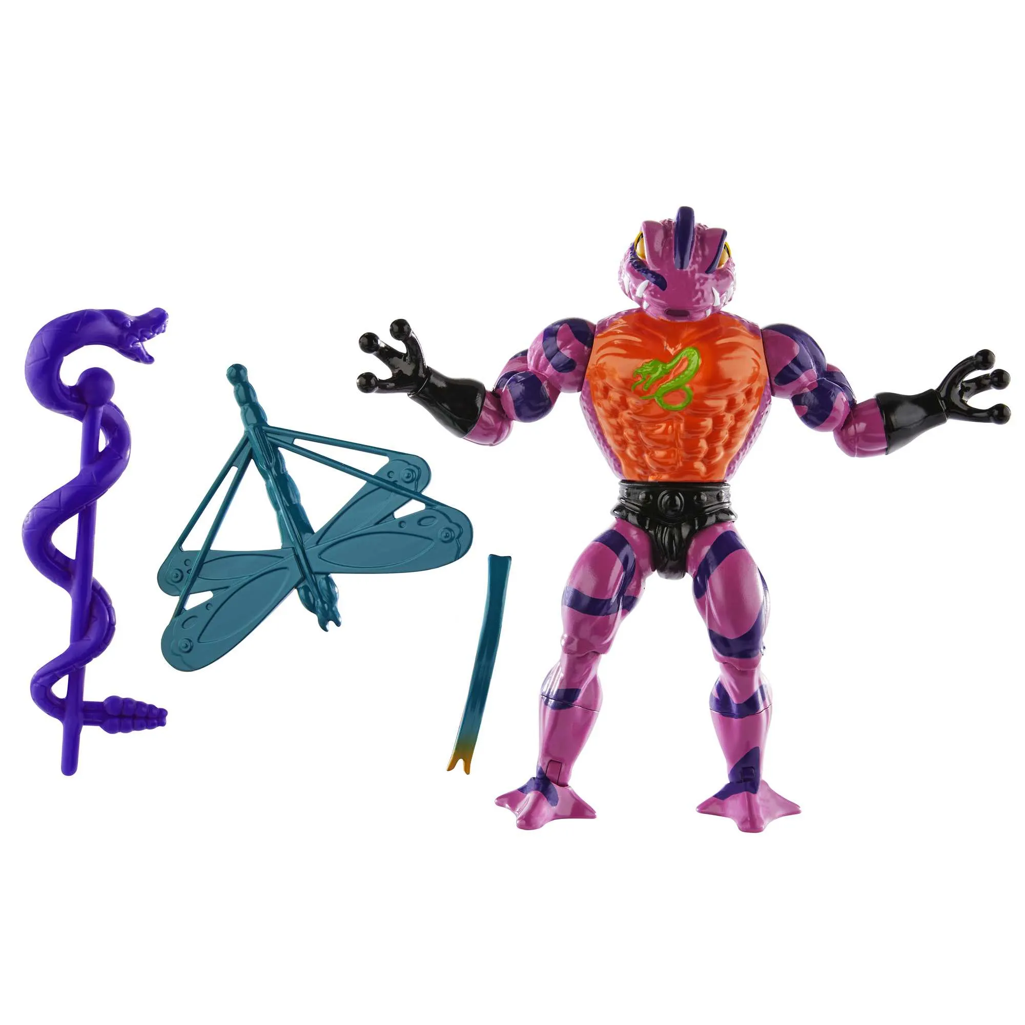 Mattel Masters of the Universe Origins Action Figure Tung Lashor, Toy Figure (14 cm)