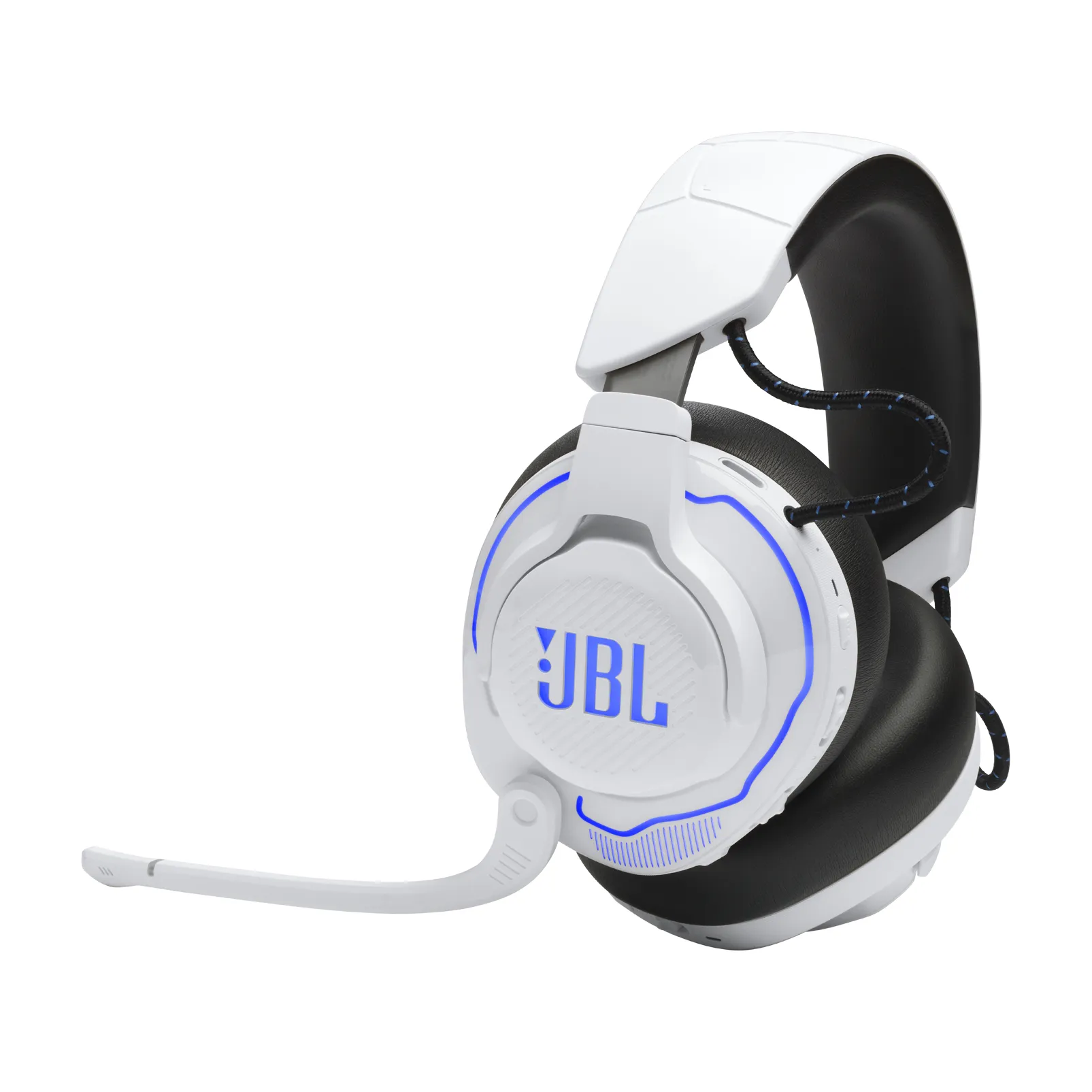 JBL Quantum 910 Playstation - wireless gaming headset, white/blue