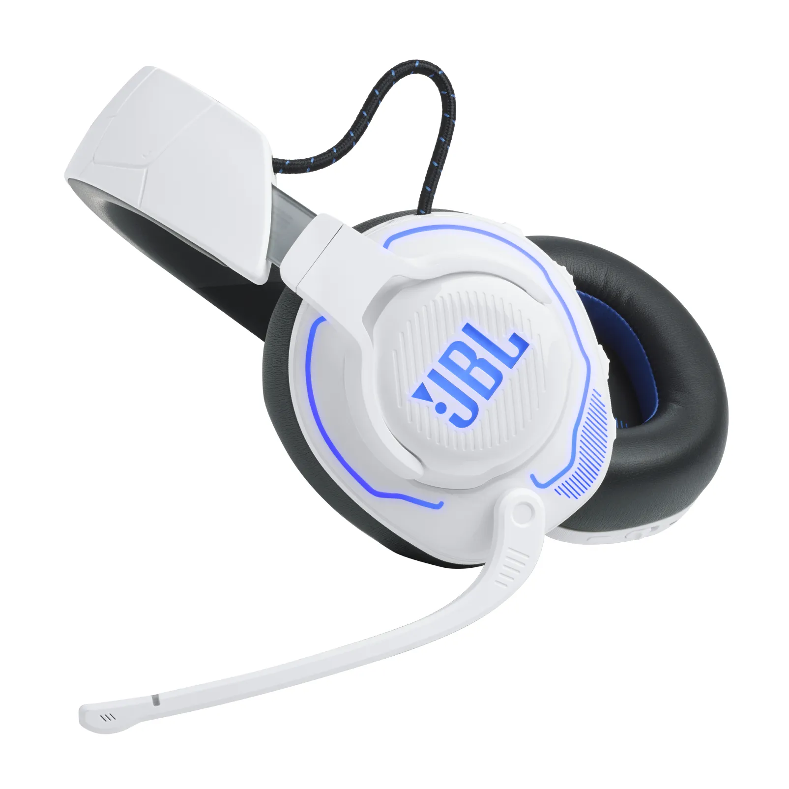 JBL Quantum 910 Playstation - wireless gaming headset, white/blue