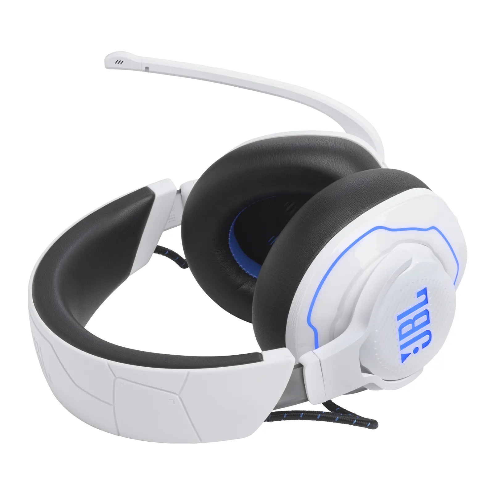 JBL Quantum 910 Playstation - wireless gaming headset, white/blue