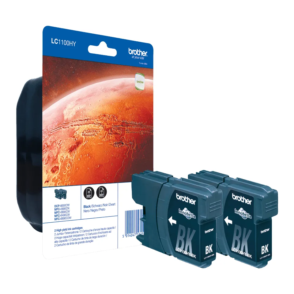 Brother  LC1100HYBKBP2 - ink cartridge, Black
