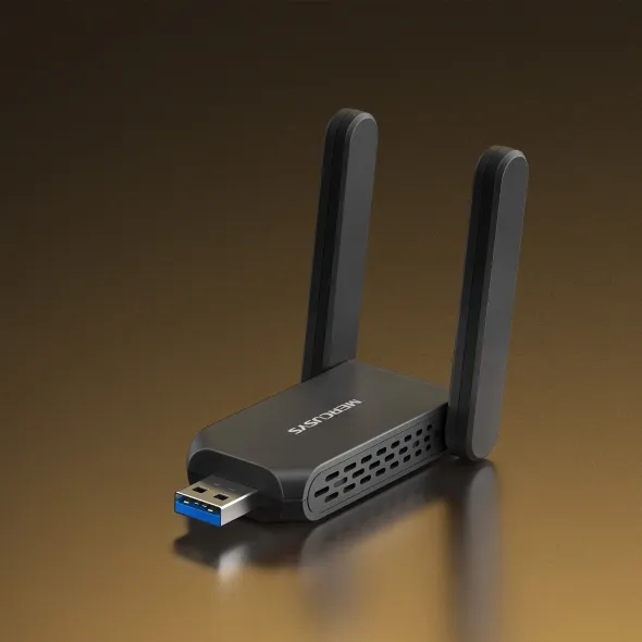 Mercusys MA72XH - Tr&aring;dl&ouml;s USB-adapter, Svart
