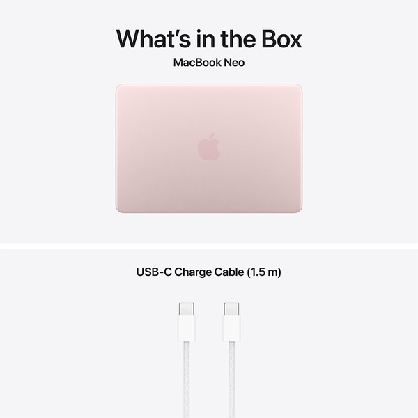Apple MacBook Neo 13" 8 GB, 512 GB, Touch ID, rose
