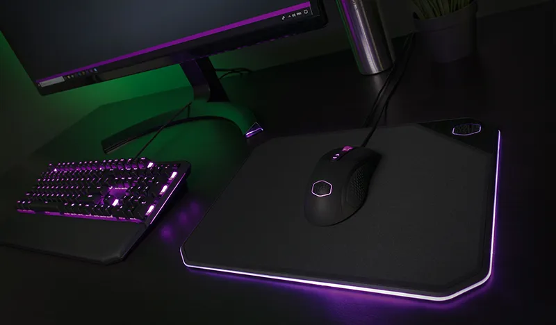 Cooler Master MP860 RGB - gaming mousepad, 360x260 mm, Black