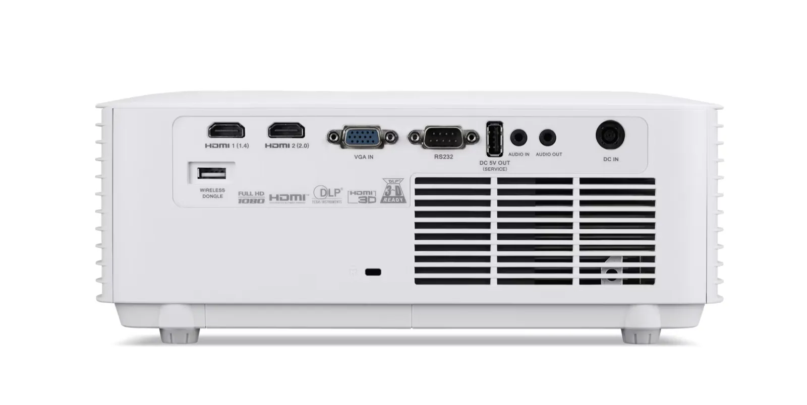 Acer MR.JWU11.001 Standard Throw DLP Full HD 5000 ANSI lm laserprojektor, vit