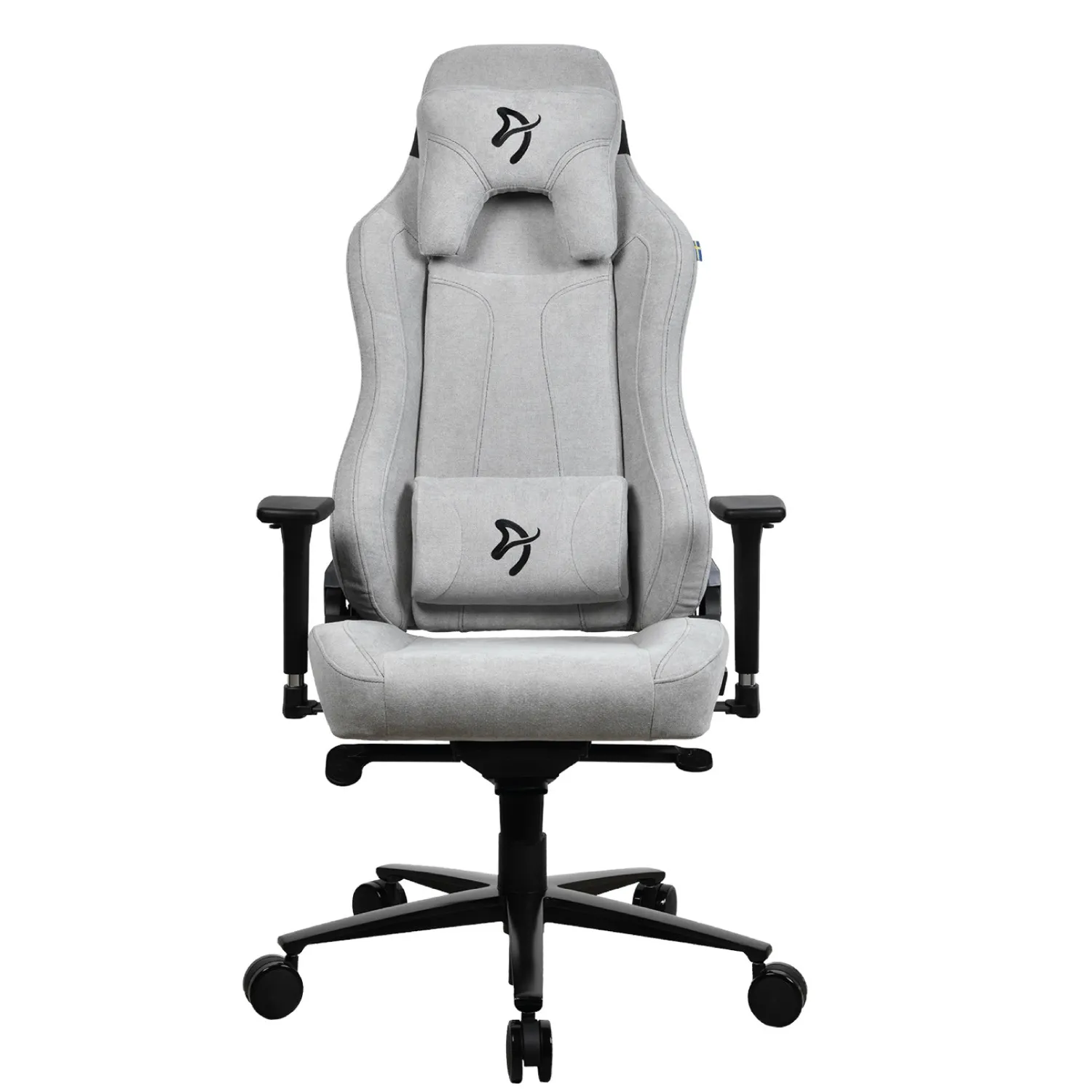 Arozzi Vernazza Soft Fabric -pelituoli, vaalean harmaa