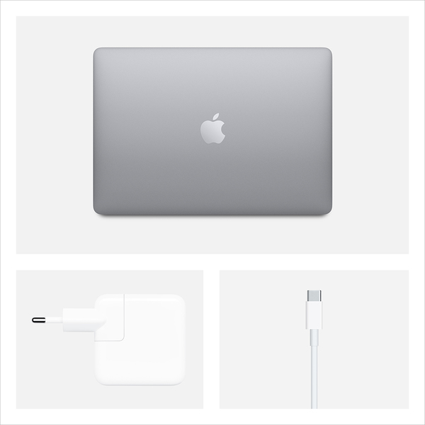 Apple MacBook Air 13.3", 256 Gt SSD, MacOS -kannettava, T&auml;htiharmaa (2020)