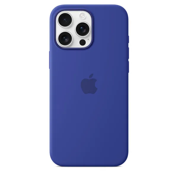Apple iPhone 16 Pro Max, MagSafe -silikonikuori, Ultra­mariini