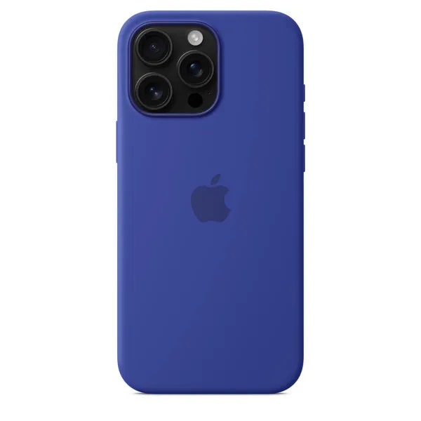 Apple iPhone 16 Pro Max, MagSafe -silikonikuori, Ultra­mariini