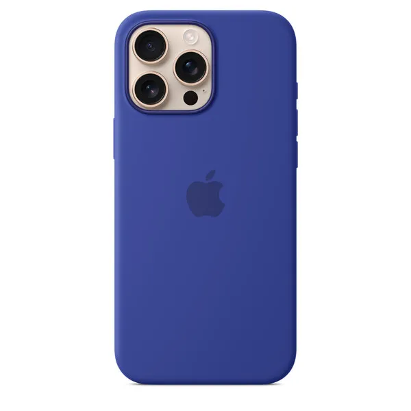 Apple iPhone 16 Pro Max, MagSafe -silikonikuori, Ultra­mariini