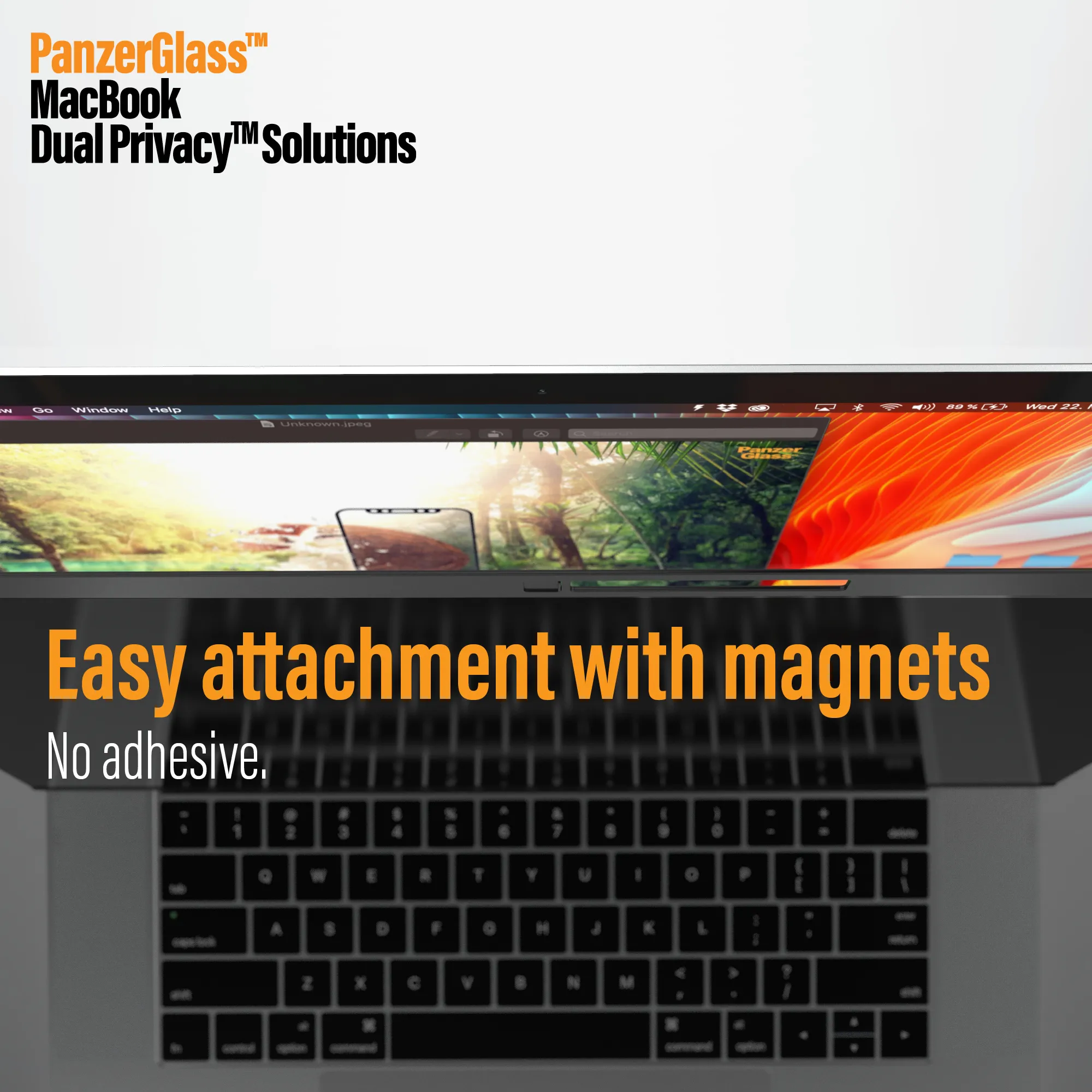 PanzerGlass Magnetic Privacy 15,4'' MacBook Pro