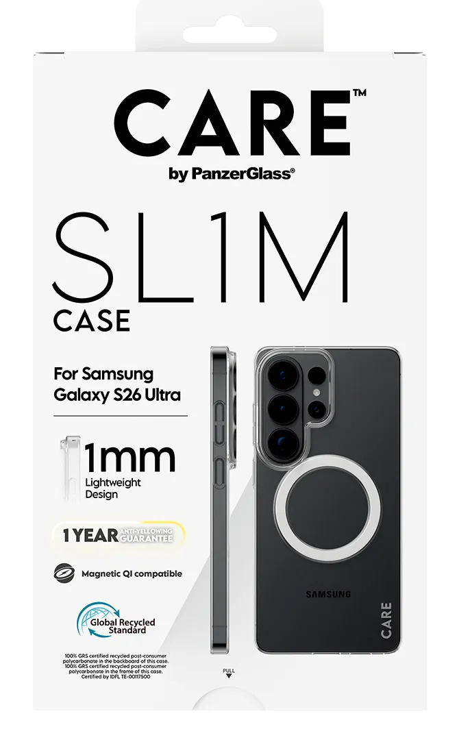 PanzerGlass CARE SL1M Case for Galaxy S26 Ultra, Clear