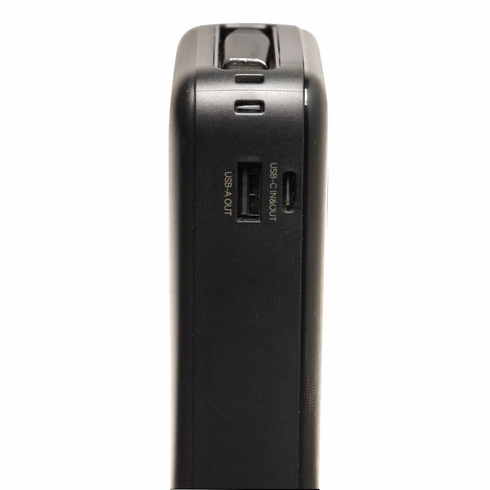 Denver 20.000 mAh 65W PD -varavirtal&auml;hde, Musta