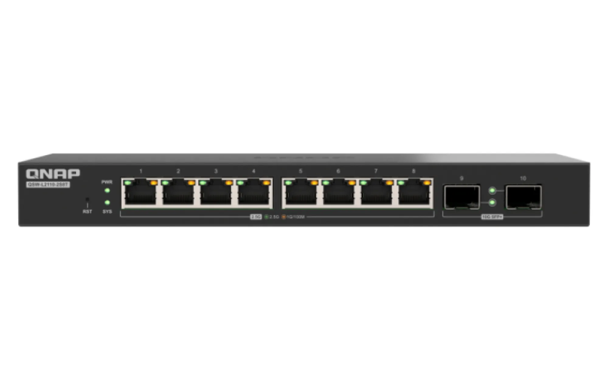 QNAP QSW 10-port  - Hallittu kytkin