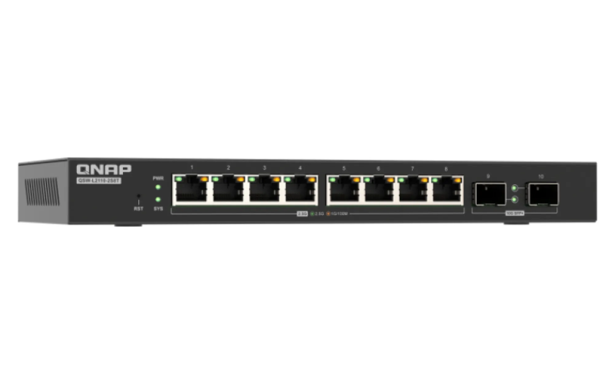 QNAP QSW 10-port  - Hallittu kytkin