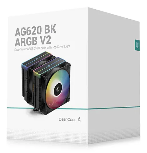 DeepCool AG620 ARGB V2 - CPU cooler, Black