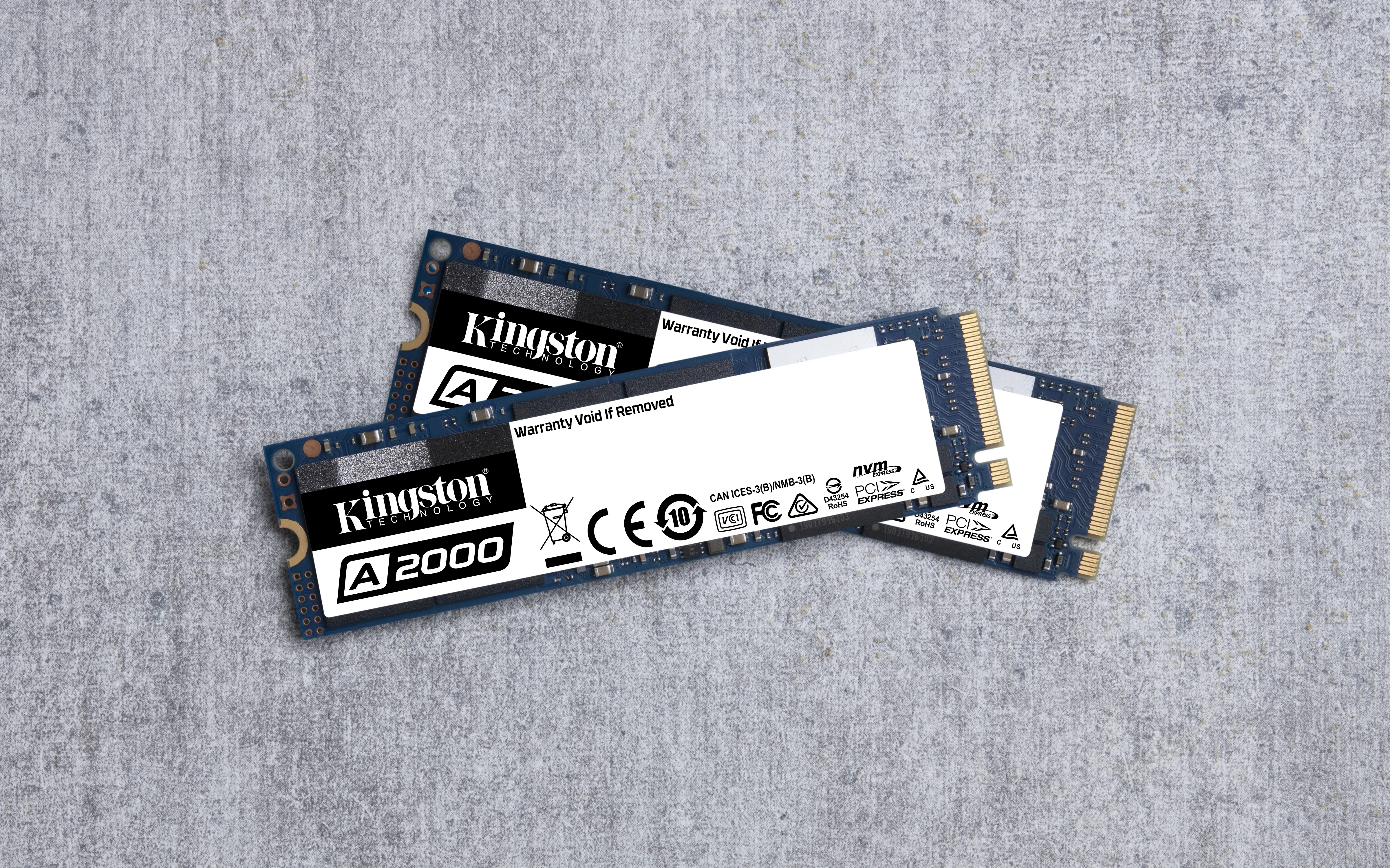 Kingston A2000 250 Gt M.2 NVMe -SSD-levy